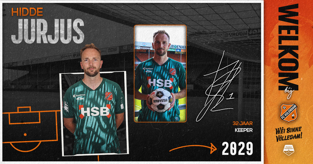 FC Volendam versterkt zich met doelman Hidde Jurjus