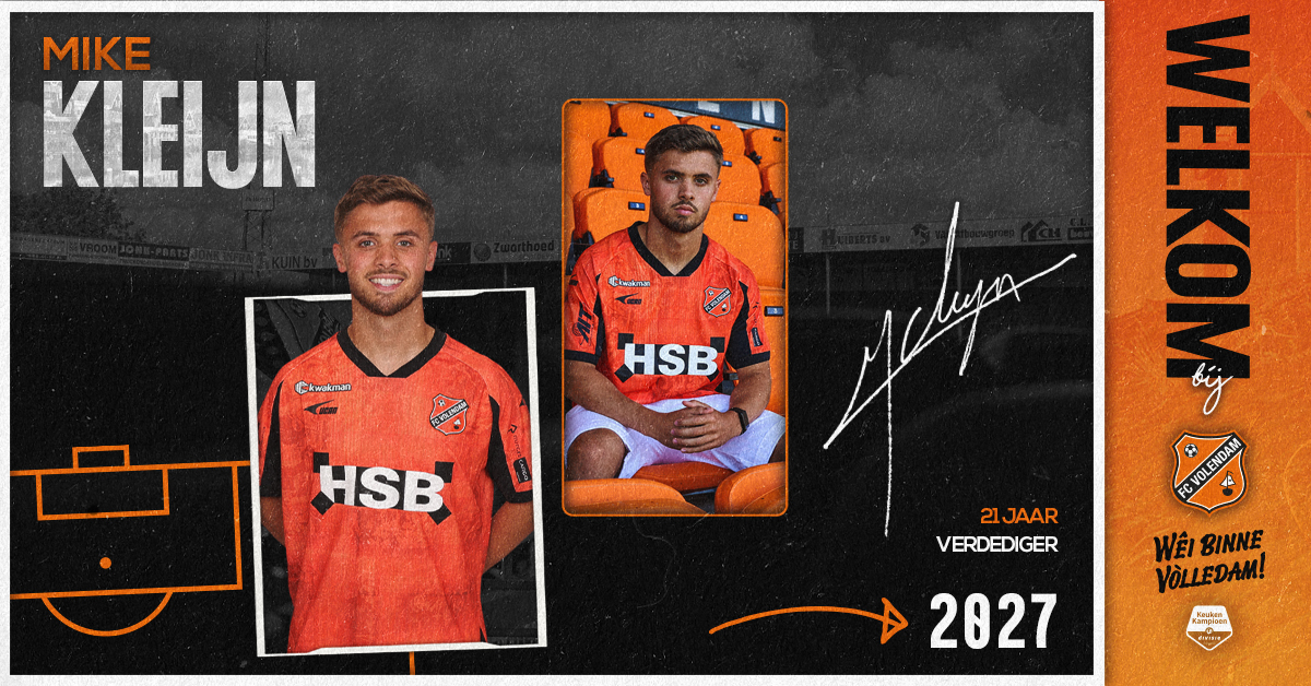 FC Volendam haalt Mike Kleijn op huurbasis naar Kras Stadion