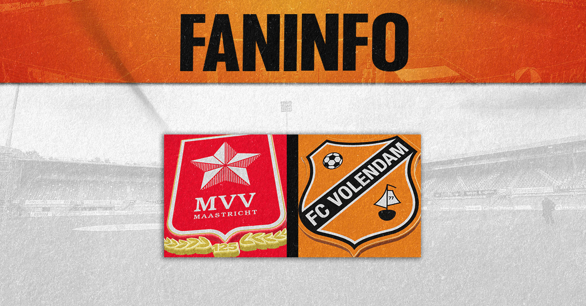 Faninformatie voor MVV Maastricht-uit op vrijdag 21 augustus