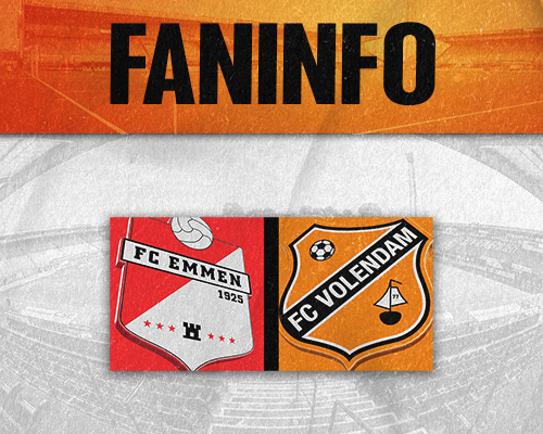 Faninformatie voor FC Emmen-uit op vrijdag 4 september