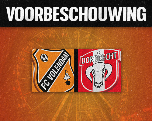 FC Volendam treft FC Dordrecht tijdens kermiswedstrijd
