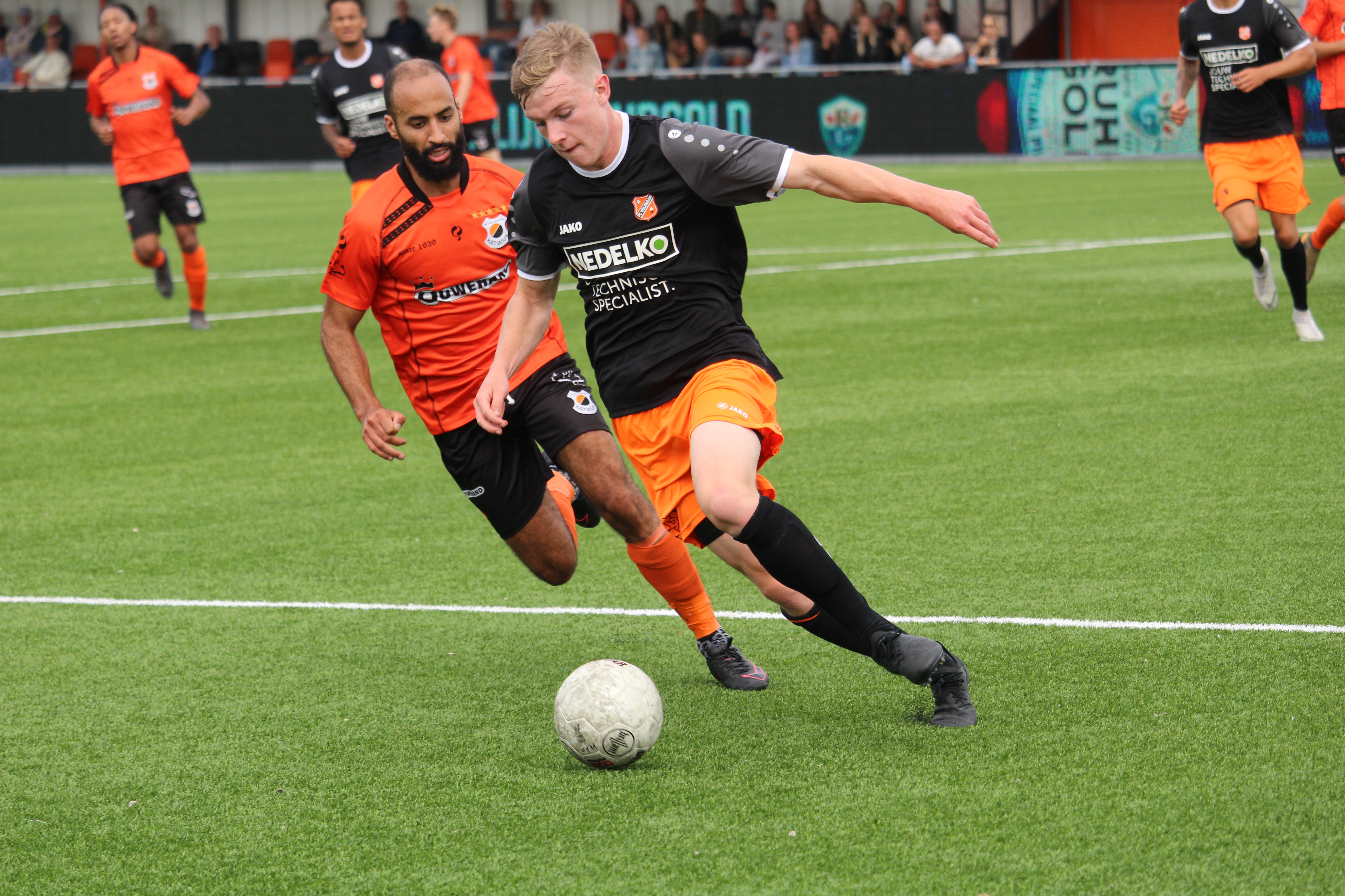 Jong FC Volendam verliest nipt van kampioen Katwijk