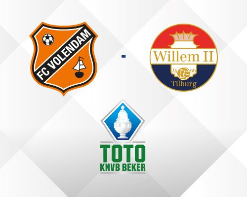 FC Volendam treft Willem II in TOTO KNVB Beker