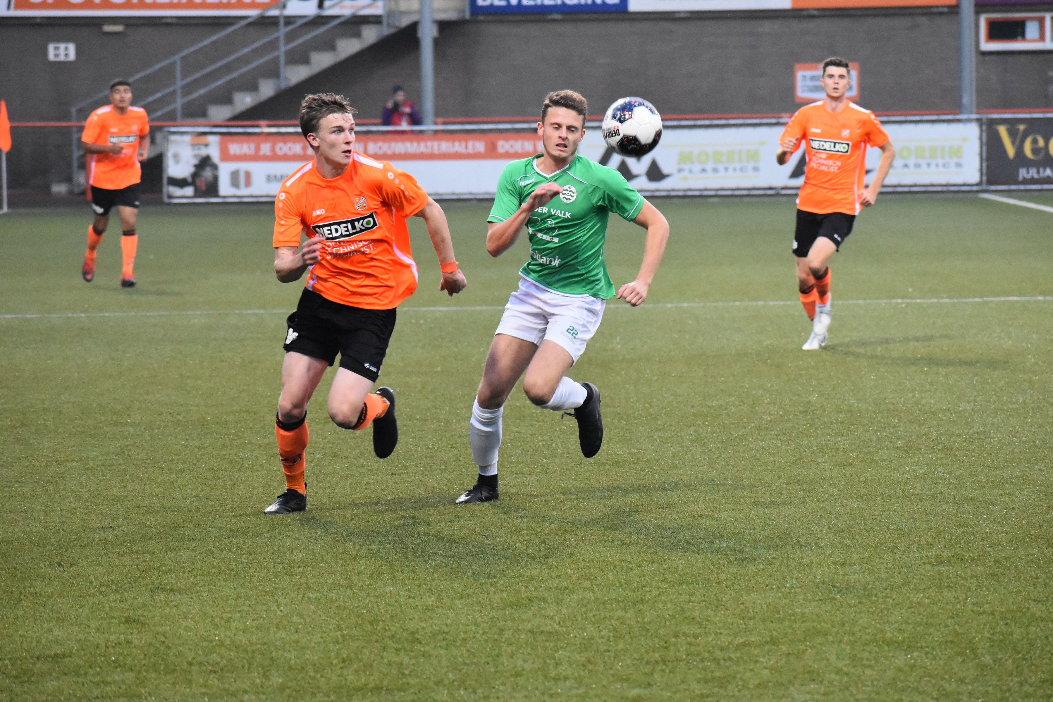 Jong FC Volendam stapt als winnaar van strijdtoneel