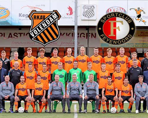 RKAV Volendam (ZA1) - SC Feijenoord zaterdag in het Kras Stadion