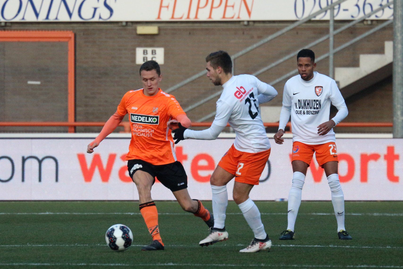 Jong FC Volendam en TEC delen punten in topper