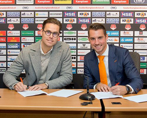 Lutz en FC Volendam ondertekenen sponsorcontract