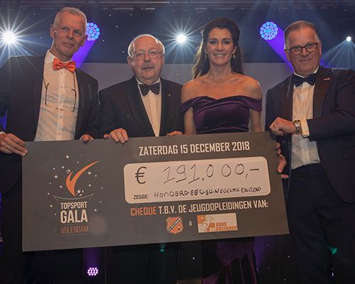 Topsportgala Volendam 2018 brengt recordopbrengst op