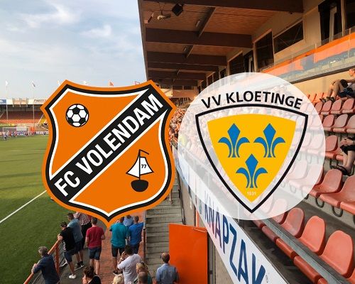 Oefenwedstrijd tegen VV Kloetinge