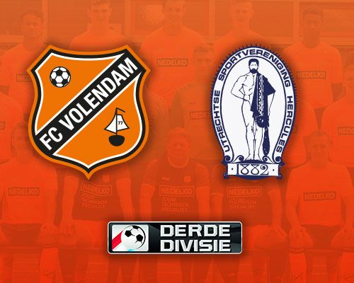 Jong FC Volendam heeft aan één helft genoeg