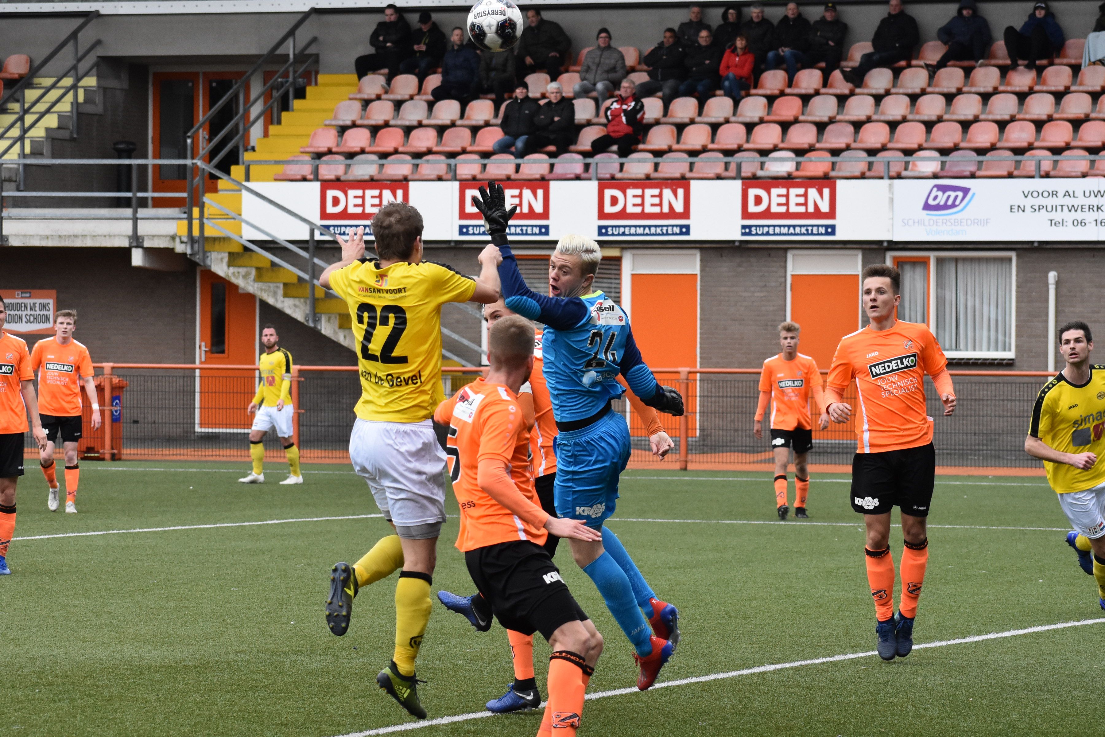 Jong FC Volendam maakt pas op de plaats