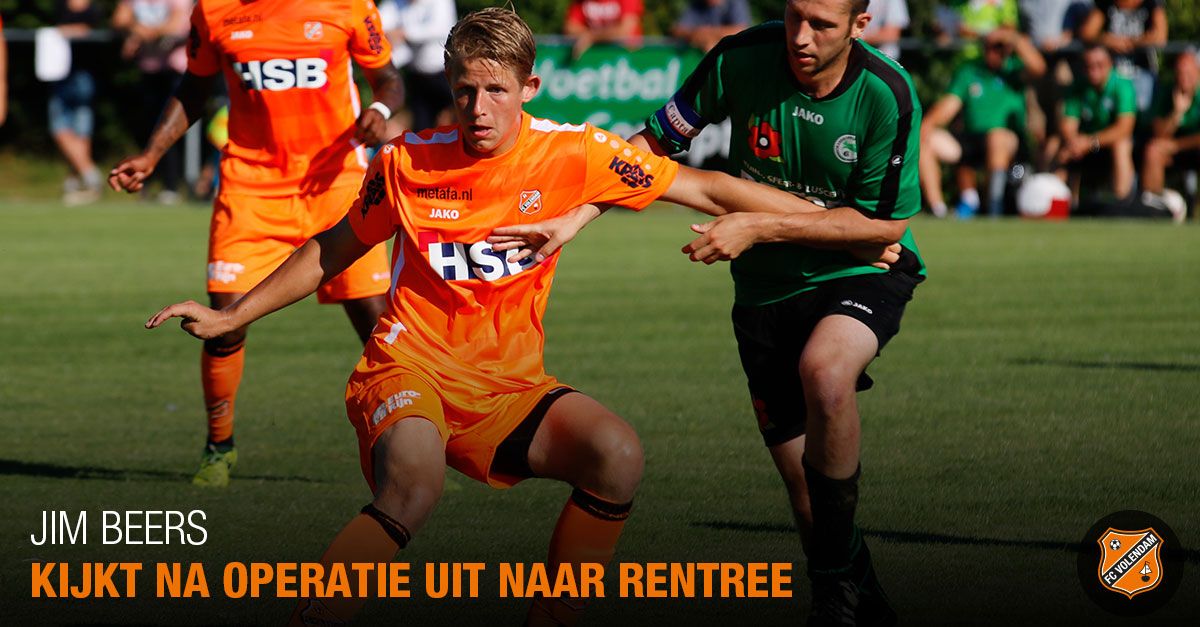 Jim Beers kijkt na operatie uit naar rentree
