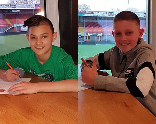 FC Volendam haalt twee talentvolle keepers uit Purmerend naar de jeugdopleiding.