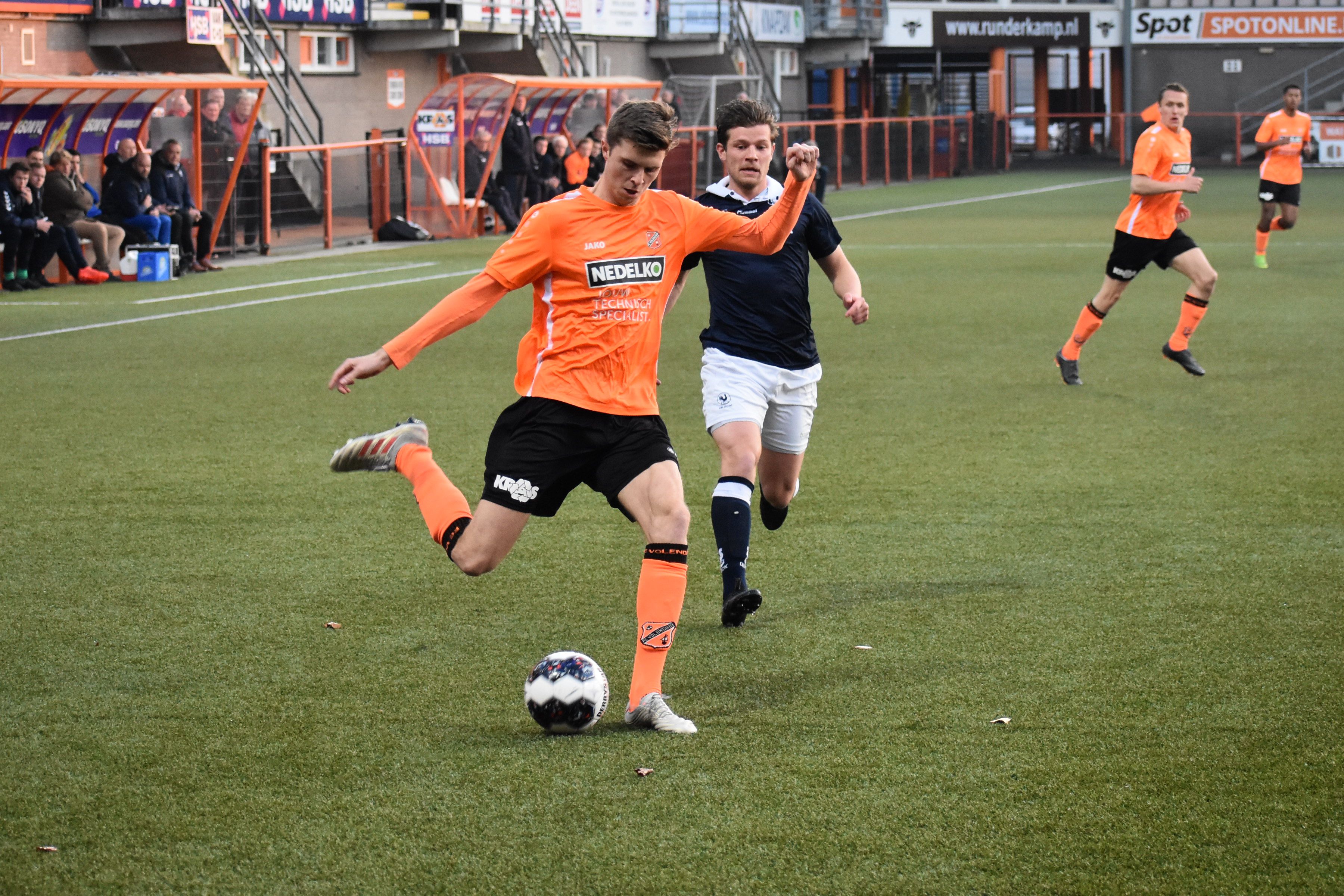 Jong FC Volendam komt niet verder dan remise