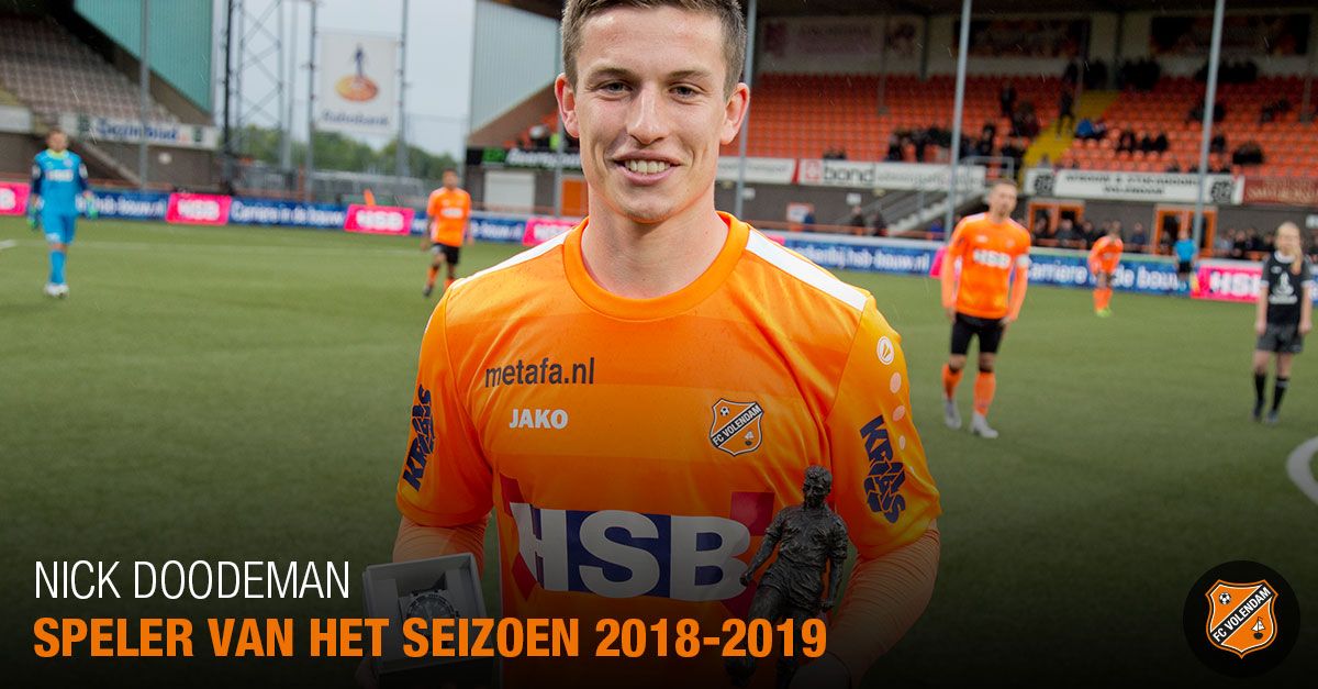 Nick Doodeman speler van het seizoen 20182019