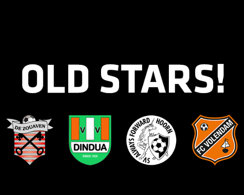 Voorwedstrijd tussen vier Old Star teams