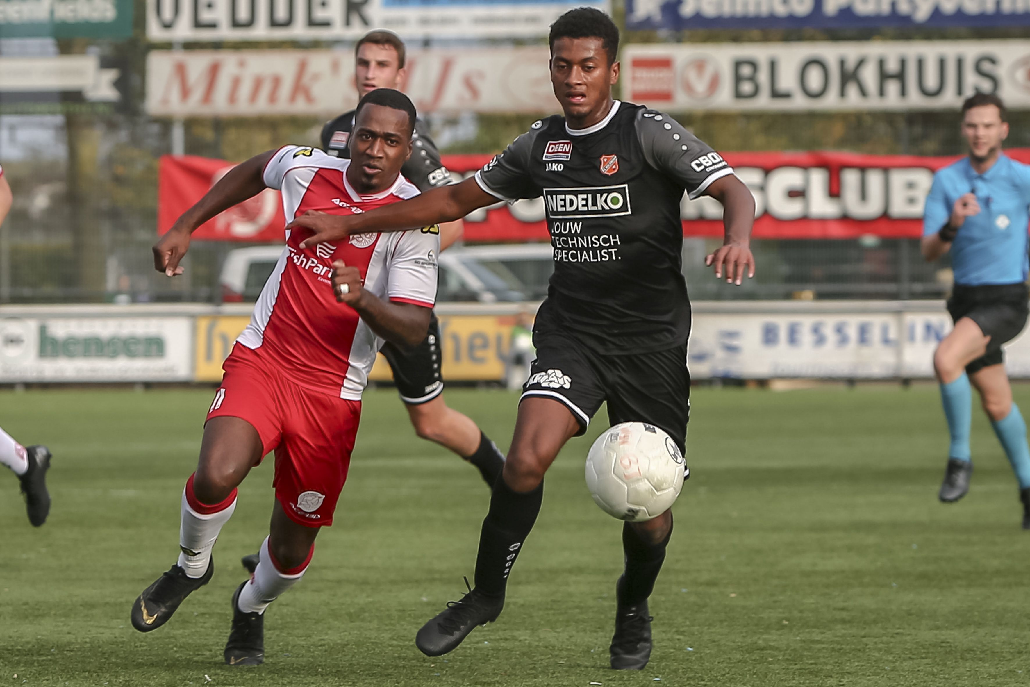 Jong FC Volendam dichtbij overwinning op koploper