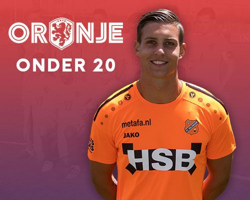 Mike Eerdhuijzen opgenomen in voorselectie Oranje O20